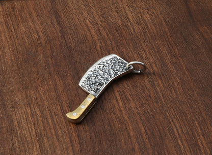 Retro Personalized Financial Knife Pendant