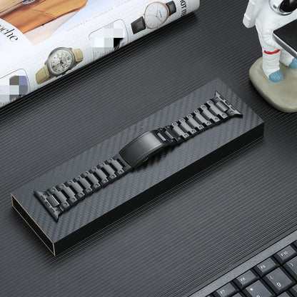 Integrated Small Square Titanium Alloy Watch Strap