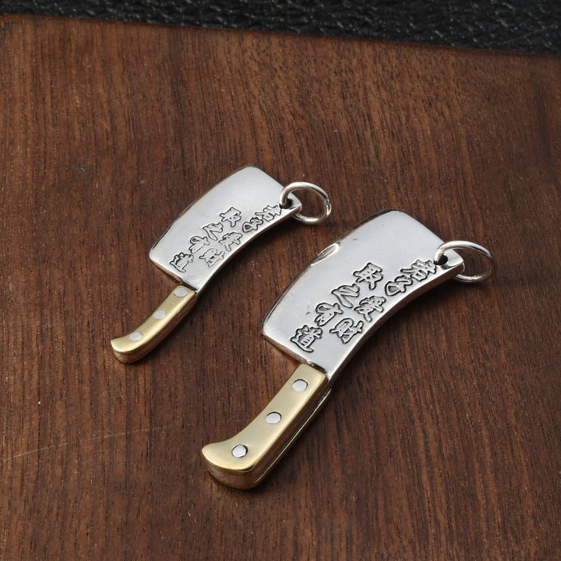 Retro Personalized Financial Knife Pendant