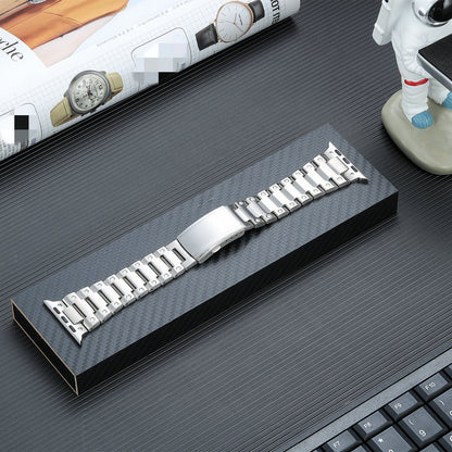 Integrated Small Square Titanium Alloy Watch Strap