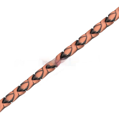 Red Copper Pure Copper Instep Chain Magnet Red Copper Anklet