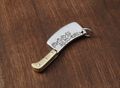 Retro Personalized Financial Knife Pendant